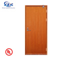 Hotel Room Entrance Interior Fireproof Fire Rated Solid Wood fire Door